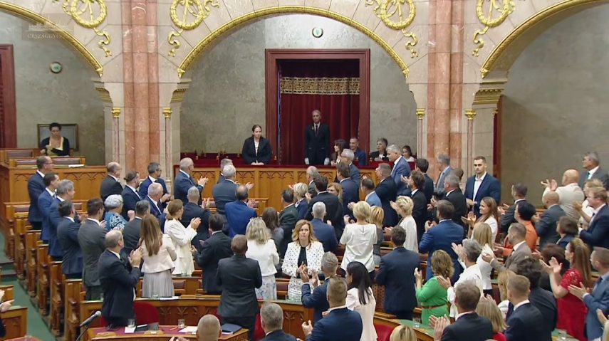 Unger Anna Róza és a standing ovation