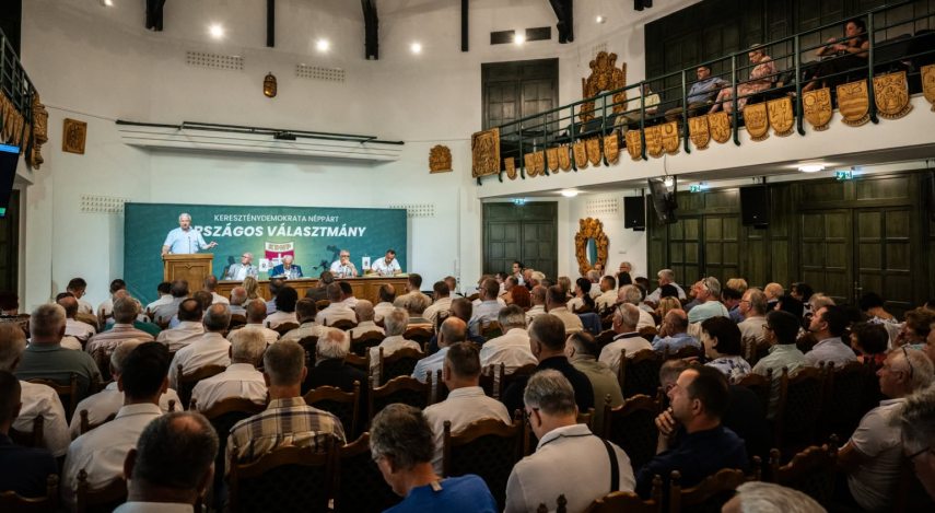 A KDNP országos választmányának ülése 2026. augusztus 30-án Lakiteleken