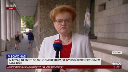 Magyar Nemzet: Se nyugdíjprémium, se nyugdíjkorrekció nem lesz idén - HírTV