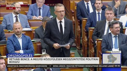 Rétvári Bence: A férgezésnek sem, de a maffiázásnak, tolvajozásnak sincs helye a Házban - HírTV