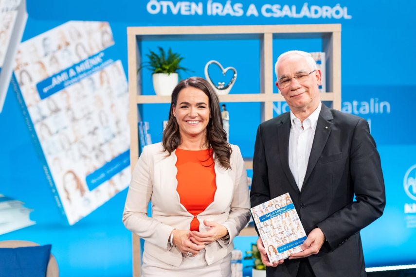 Balog Zoltán és Novák Katalin az Ami a miénk c. könyv bemutatóján