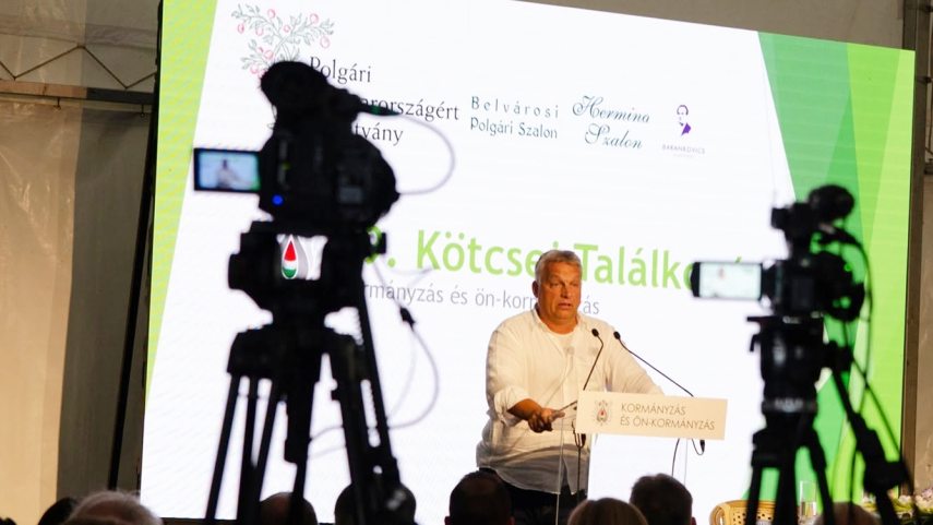 Orbán Viktor Kötcsén