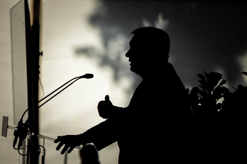 Orbán Viktor beszédet mond Kötcsén