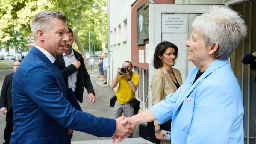 Lannert Judit és Magyar Péter