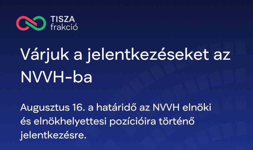 A Tisza-frakció NVVH toborzási felhívása