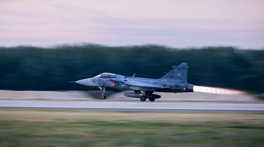 Felszálló Gripen Kecskeméten