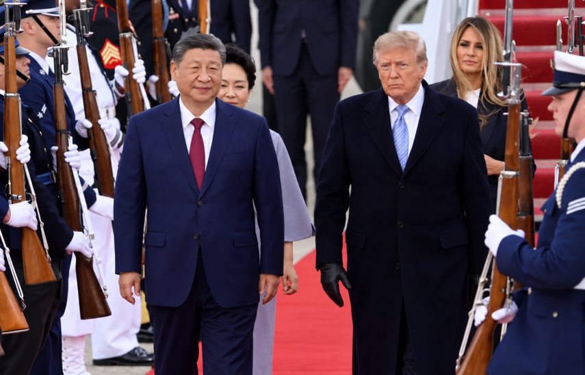 Trump és Hszi Washingtonban