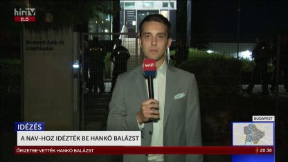A NAV-hoz idézték be Hankó Balázst - HírTV