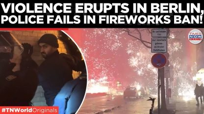 BERLIN TURNS WARZONE: Fireworks Ban Collapses, Police Injured