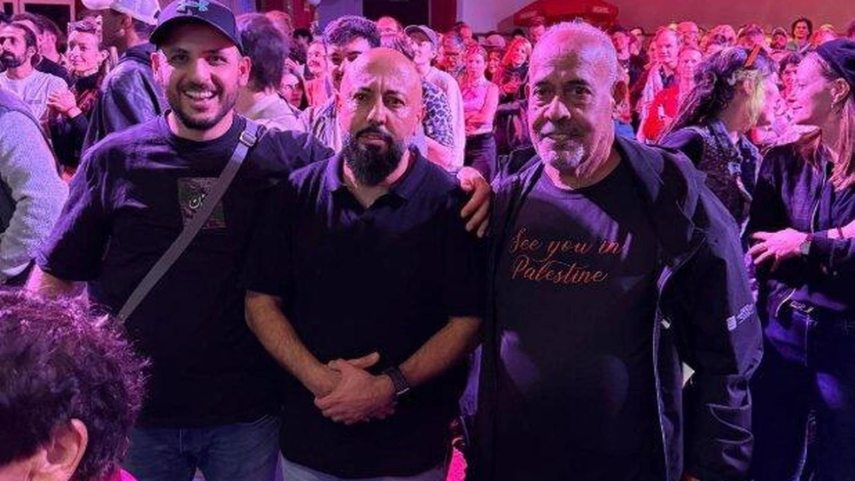 Ibrahim Ibrahim a Linke képviselőjével