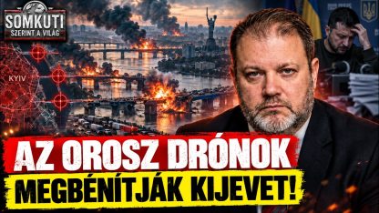 Az orosz drónok megbénítják Kijevet!