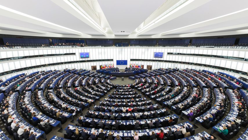 Az Európai Parlament ülésterme