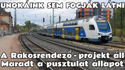 2026.10.14. Rákosrendező-helyzetjelentés. A MÁV kitakarított mégis több a szemét. Aktív munka nincs.