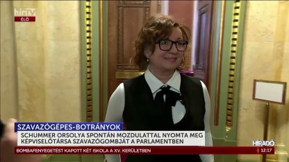 Újabb tiszás képviselőn fogott ki a gombnyomás - HírTV