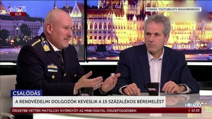 A rendvédelmi dolgozók keveslik a 15 százalékos béremelést - HírTV