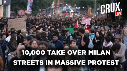 Italy's Protest Wave Surges! Milan Sees 10,000 Marchers As General Strike Sweeps Nation | CRUX LIVE